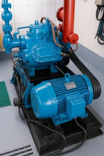 Compressores Mycom 6WA 60CV, Madef 3c11x8, Mycom 4WA, | Revisado, com motor. envio imedia.