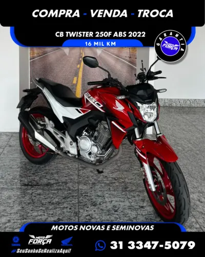 Cb Twitser 250 Abs Ano2022 Somente16Mil Km Garantia E Procedencia