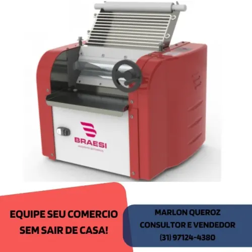 Cilindro de Massas para Bancada 30CM Braesi