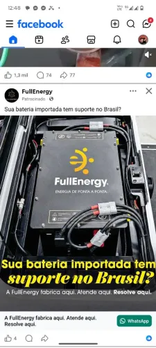 Bateria de lítio litium para carrinho de golfe ?