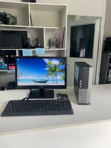 computador completo dell 9020 core i5 4ªger/8gb mem/500gb+120gb ssd/tela 19  garantia e nf