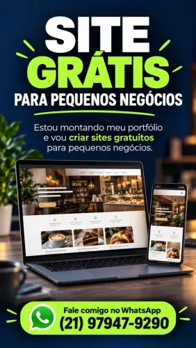 Criação de site grátis 