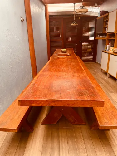 Mesa de madeira 5 metros