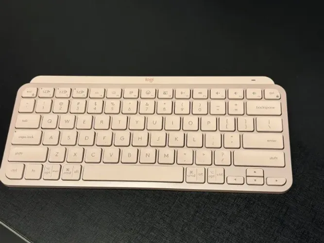 TECLADO LOGITECH MX KEYS MINI | Rosa | Bluetooth | Perfeito Estado
