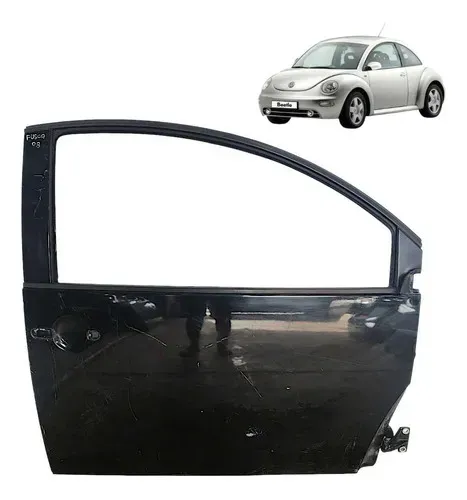 Porta Vw New Beetle 2003 A 2008 Dianteira Direita Dianteira Direito Preto