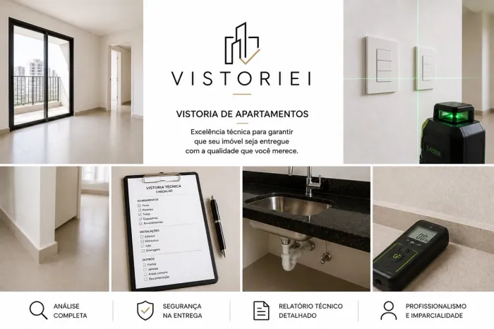Vistoria de Apartamentos | Segurança na Entrega do Seu Imóvel
