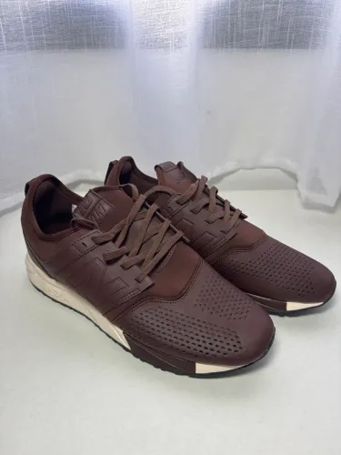Tênis New Balance 247 marrom revlite br40 us8,5 mrl247lc novo