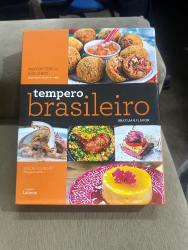 Conjunto livro tempero Brasileiro