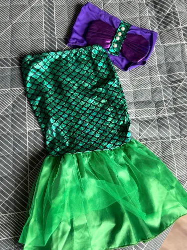 Fantasia sereia infantil 3-4 anos 