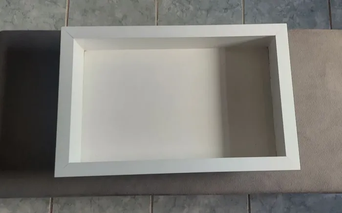 Nicho de porcelanato para banheiro