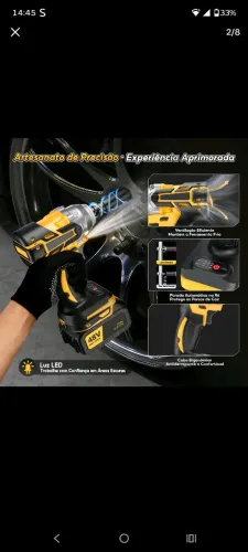 Parafuseira de impacto bateria 48