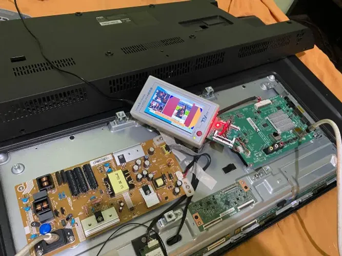 placa principal + fonte tv aoc 43s5195/78g funcionando ok