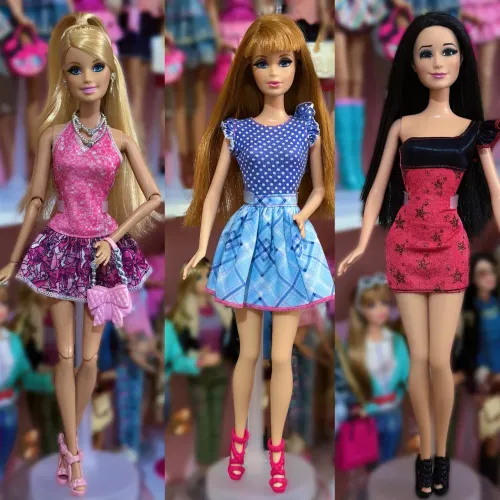 Barbie Lote DreamHouse Barbie, Midge e Raquelle