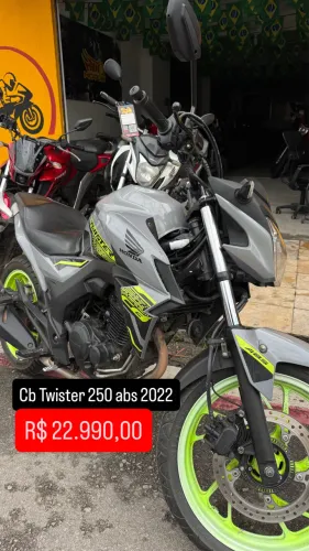 Cb Twister 250 2022 Abs - Financiamento em 48x e cartão 18x