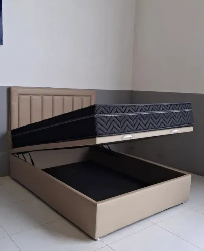 Cama Box Baú Blindado + Colchão Ortobom Molas Ensacadas - Entrega Imediata