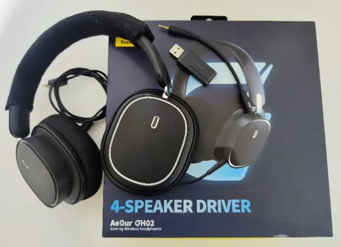 Headset Gamer Baseus AeQur GH02 Wireless PC/PS4/PS5 - Completo