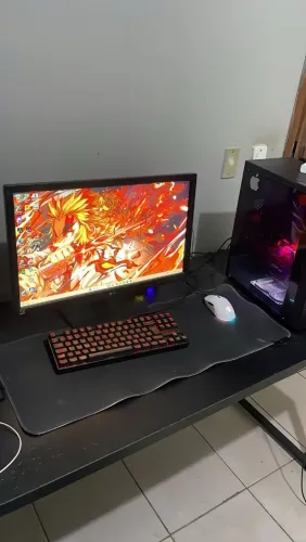 SETUP GAMER COMPLETO E PRONTO PARA USAR ? PC + MONITOR + MESA + PERIFÉRICOS