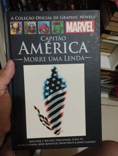 Marvel Salvat Capitão América morre uma lenda