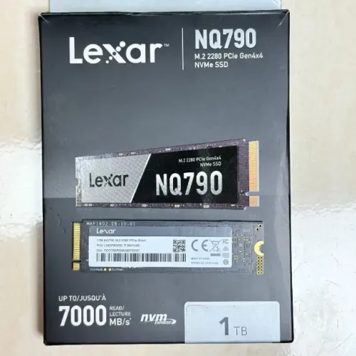 SSD NVMe Lexar NQ790 1TB PCIe 4.0 x4 7.000 MB/s Alta Velocidade Saúde 96%