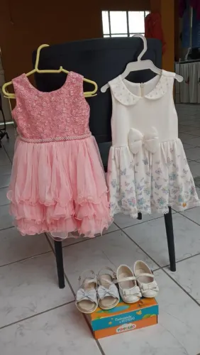 Vestido infantil de festa