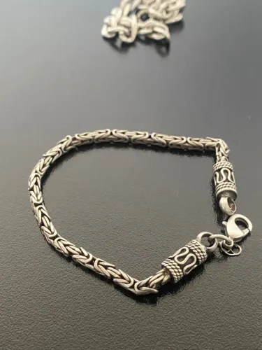 Pulseira Masculina em Prata Bali