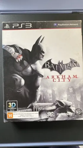 Batman Arkham City Box Com Gibi Original Ps3 Playstation 3 Raro