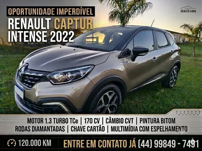 Renault Captur Intense 1.3 TB 16V Flex 5P AUT 2022