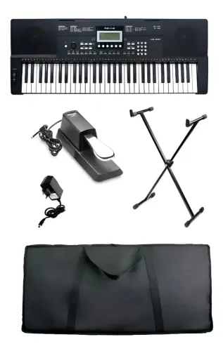 Teclado Roland Revas Kb-330 + Capa + Fonte +suporte +sustain
