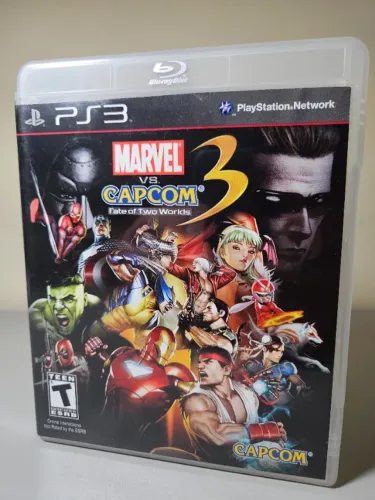 Jogo Marvel vs Capcom 3 Fate of Two Worlds - PS3 Original Testado