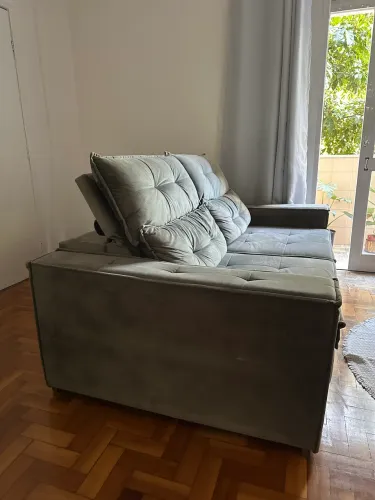 Sofá retrátil 3 lugares 