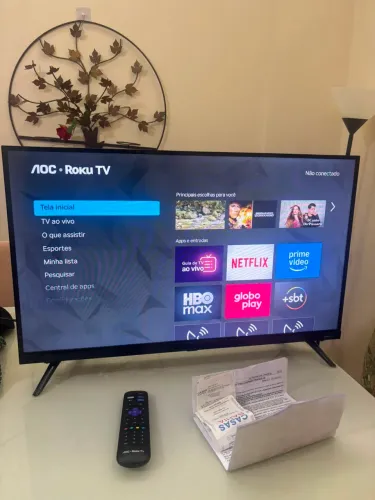 SMART TV 32 Polegadas AOC/ 1 mês de uso com nota fiscal
