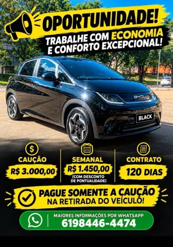 Disponível para locação Byd Dolphin Gs