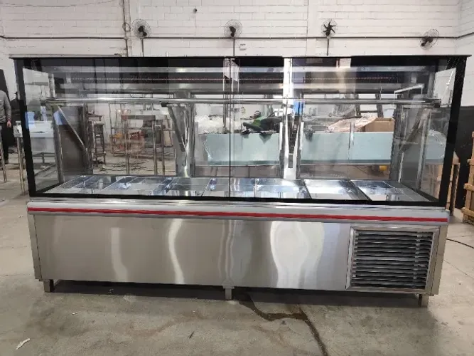 balcão tendal inox 2900mm açougue profissional 