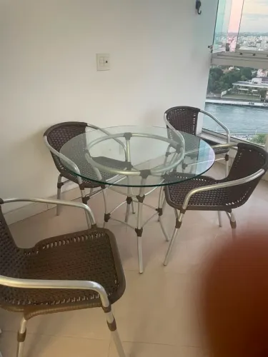 MESA BISTRÔ VARANDA PISCINA