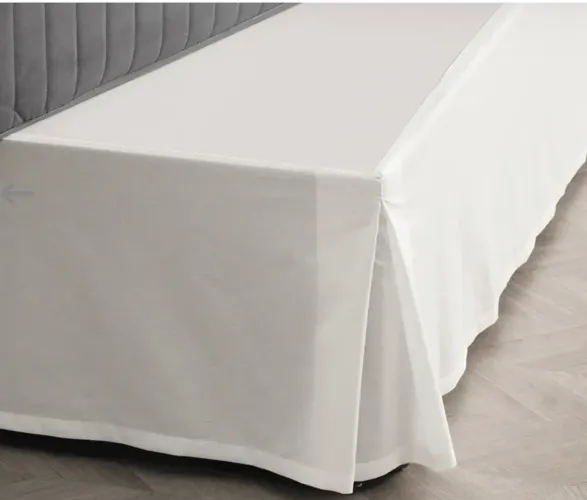 Saia para cama box queen 