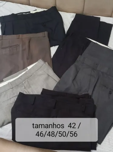 CALÇAS SOCIAL 6 PECAS PARA,BRECHÓ MASCULINAS