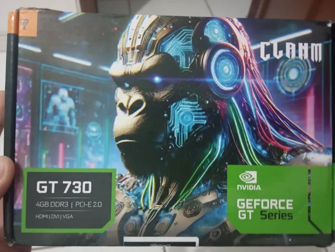 Placa de video  gt730 novo