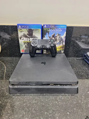 PlayStation4 Slim(Controle+Jogos)