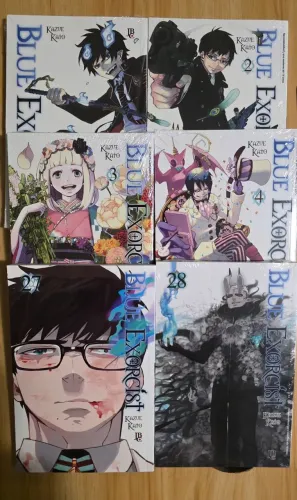 Blue Exorcist - Volumes 1, 2, 3, 4, 27 e 38 - Novos e Lacrados