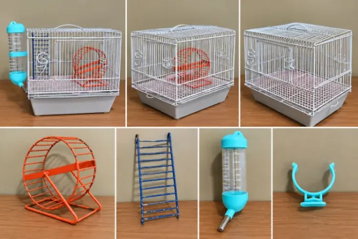 Gaiola para Hamster ou Pequenos Roedores + Acessórios