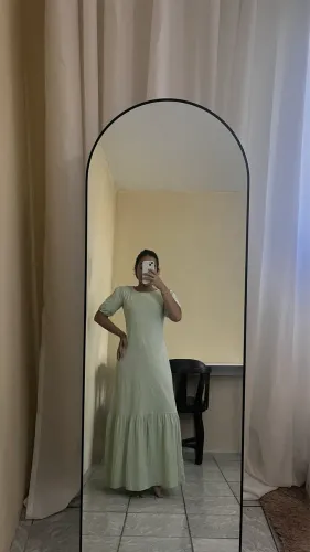 Vestido verde longo 