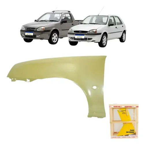 Paralama Esquerdo Ford Fiesta Courier 2000 01 02 A 2012 2013