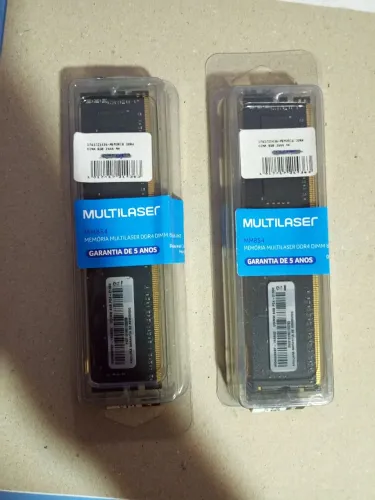 Memória ram 8gb R$ 400 as duas 