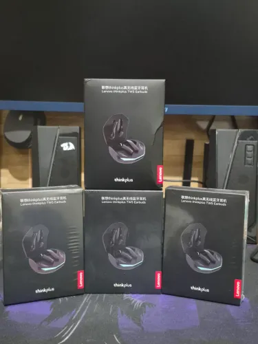 Fone Bluetooth Lenovo GM2 Pro TWS sem fio, com microfone - Novo