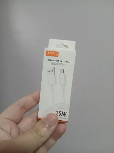 Cabo USB Tipo C Carregamento Rápido Turbo