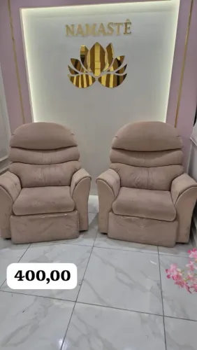 Poltrona na cor rose