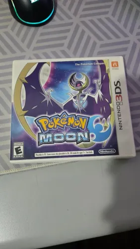 Jogo 3DS Pokemon Moon, usado em ótimo estado