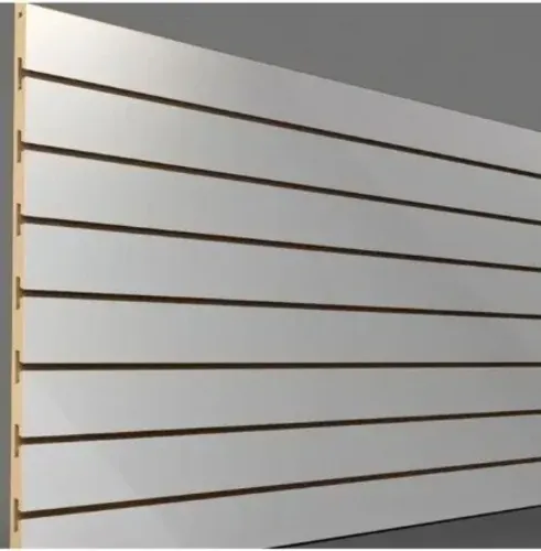 Mdf canaletado branco tx 18mm 4" chapa inteira ( novo ) 2.75 x 1.83