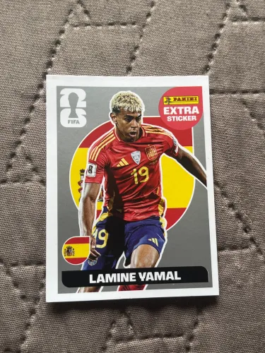 Figurinha Lamine Yamal - Copa 2026