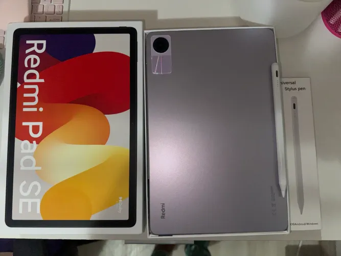 Tablet Xiaomi Redmi Pad Se 11 4gb 128gb Lavanda Cor PÚRPURA. Com Caneta universal STYLUS